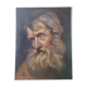 Oil on Panel portrait 1861 Spanish School