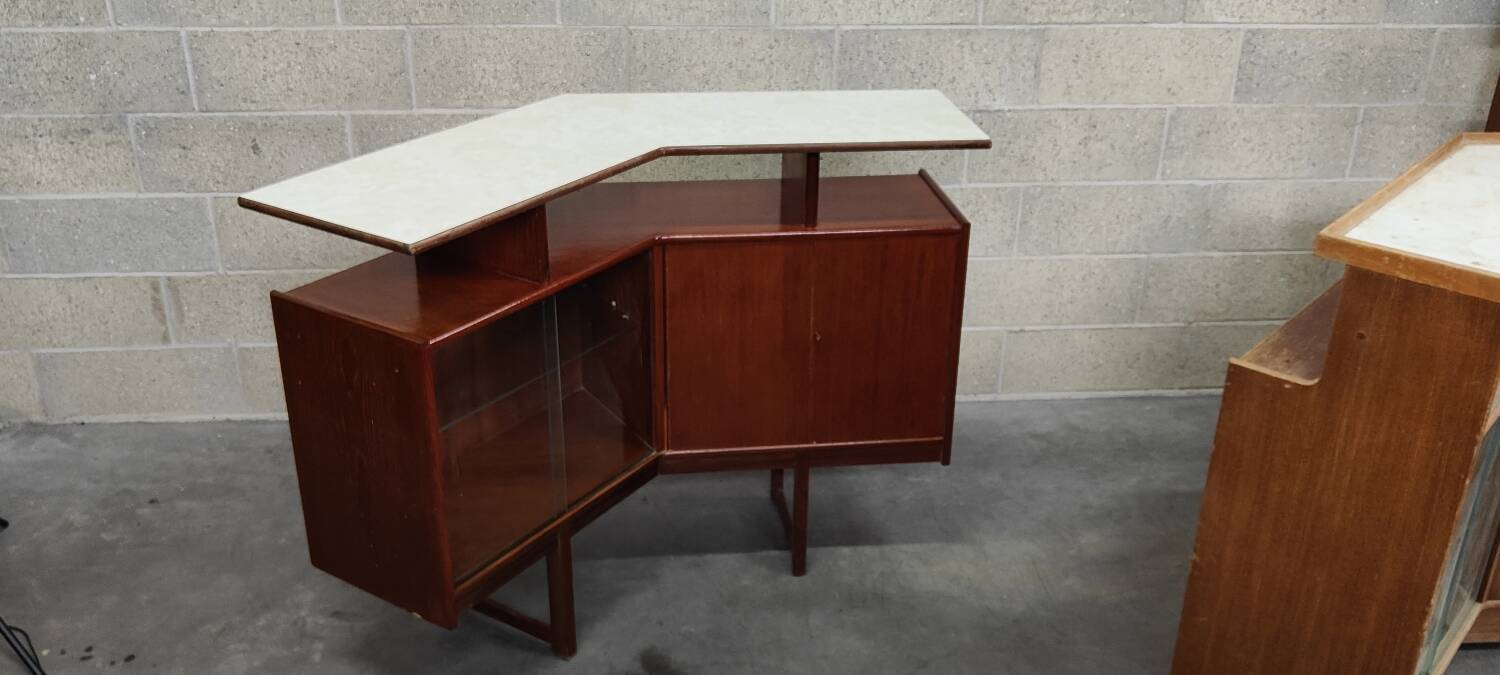 Scandinavian teak bar by Turnidge England 1960s