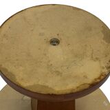 Vintage side table art deco style 80s wood minimalist design