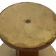 Vintage side table art deco style 80s wood minimalist design