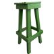 Painted wooden stool