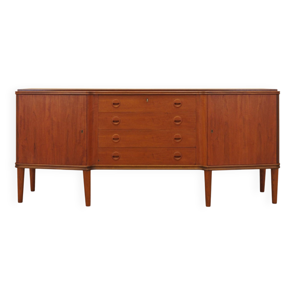 Enfilade en teck, design danois, années 1960, fabriqué au Danemark