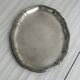 Small vintage silver-coloured metal tray.