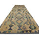 Traditional hand woven kilim runner rug 87x300cm