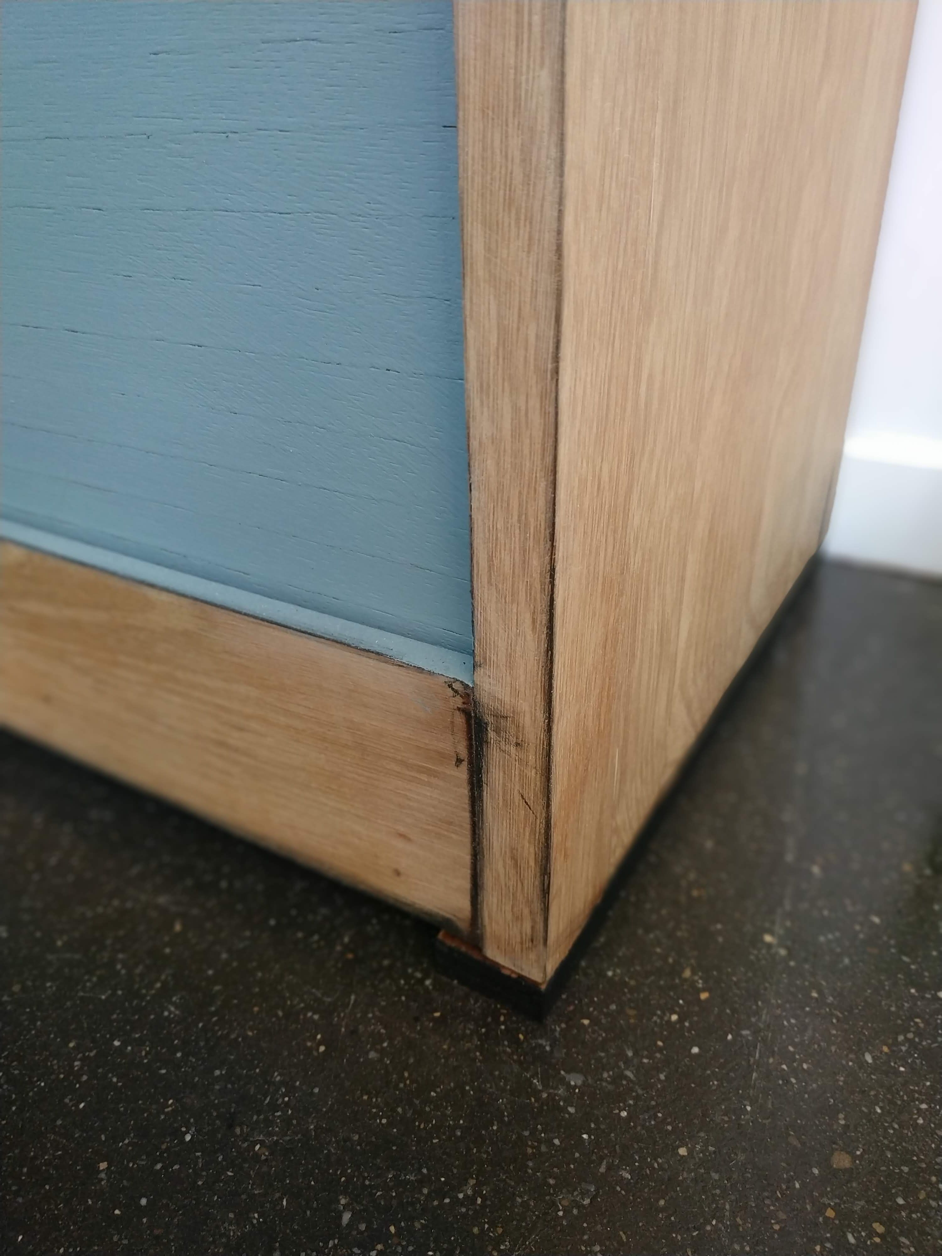 Vintage curtain binder cabinet