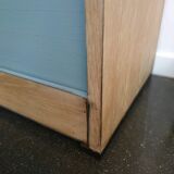 Vintage curtain binder cabinet