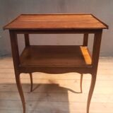 Louis XV style solid wood bedside table