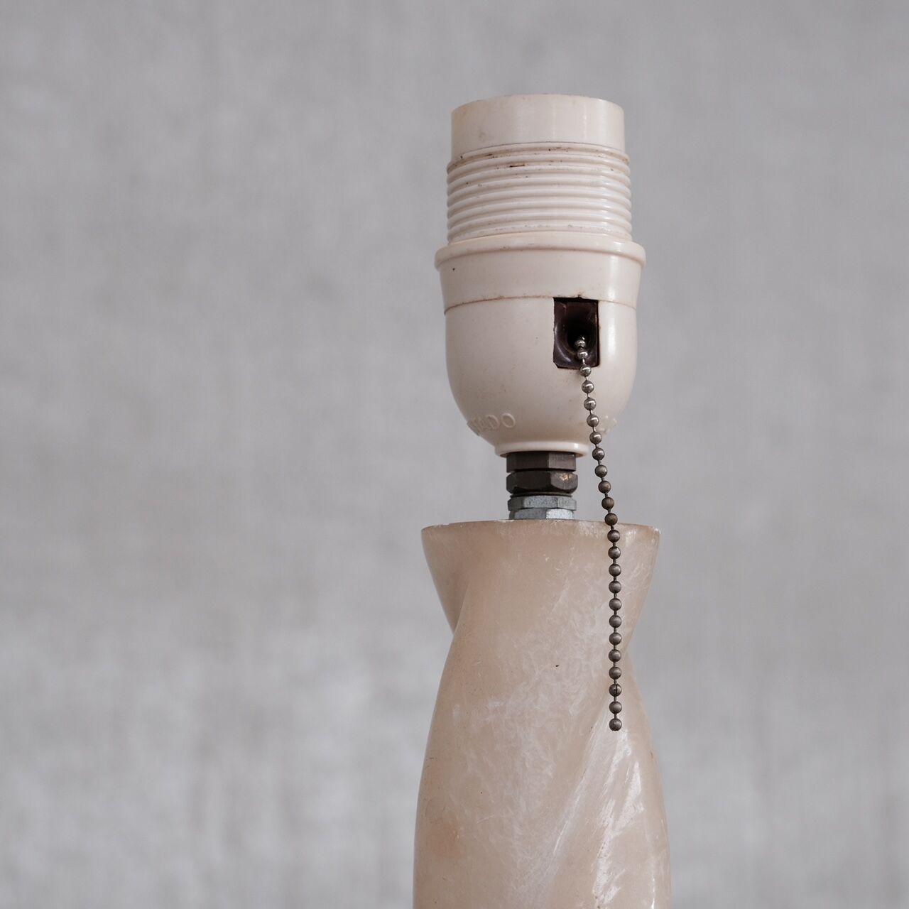 Alabaster french mid-century floor lamp