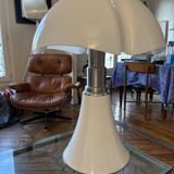 Large white pipistrello lamp for martinelli luce