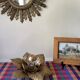Masca golden flower wall light