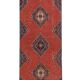 Vintage Turkish hallway rug 91x660 cm