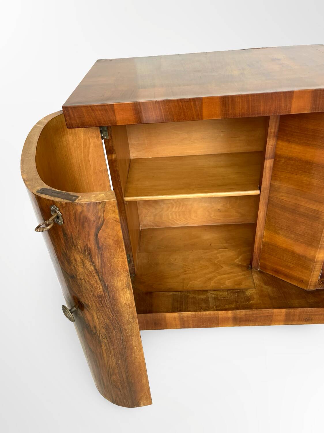 Impressionnant buffet Art déco italien des années 1930/1940