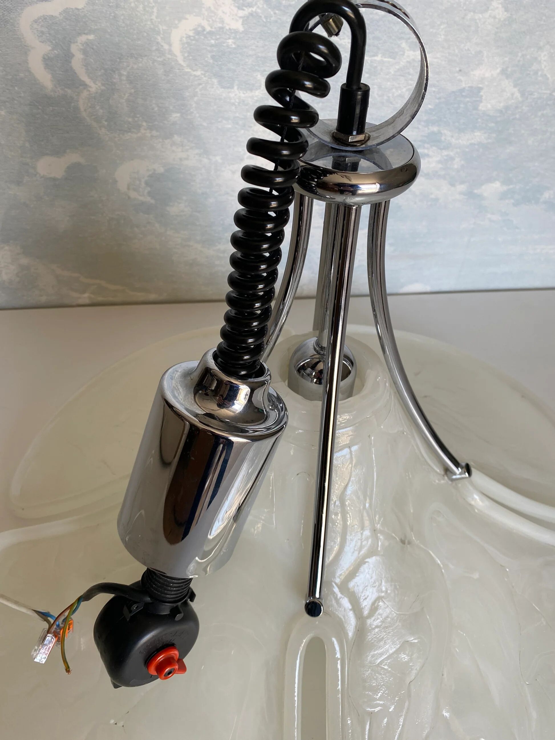 Height adjustable pendant light by Cosack Leuchten, Germany, 1970s