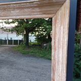 Mirror in molded and white fir (Papeete collection)