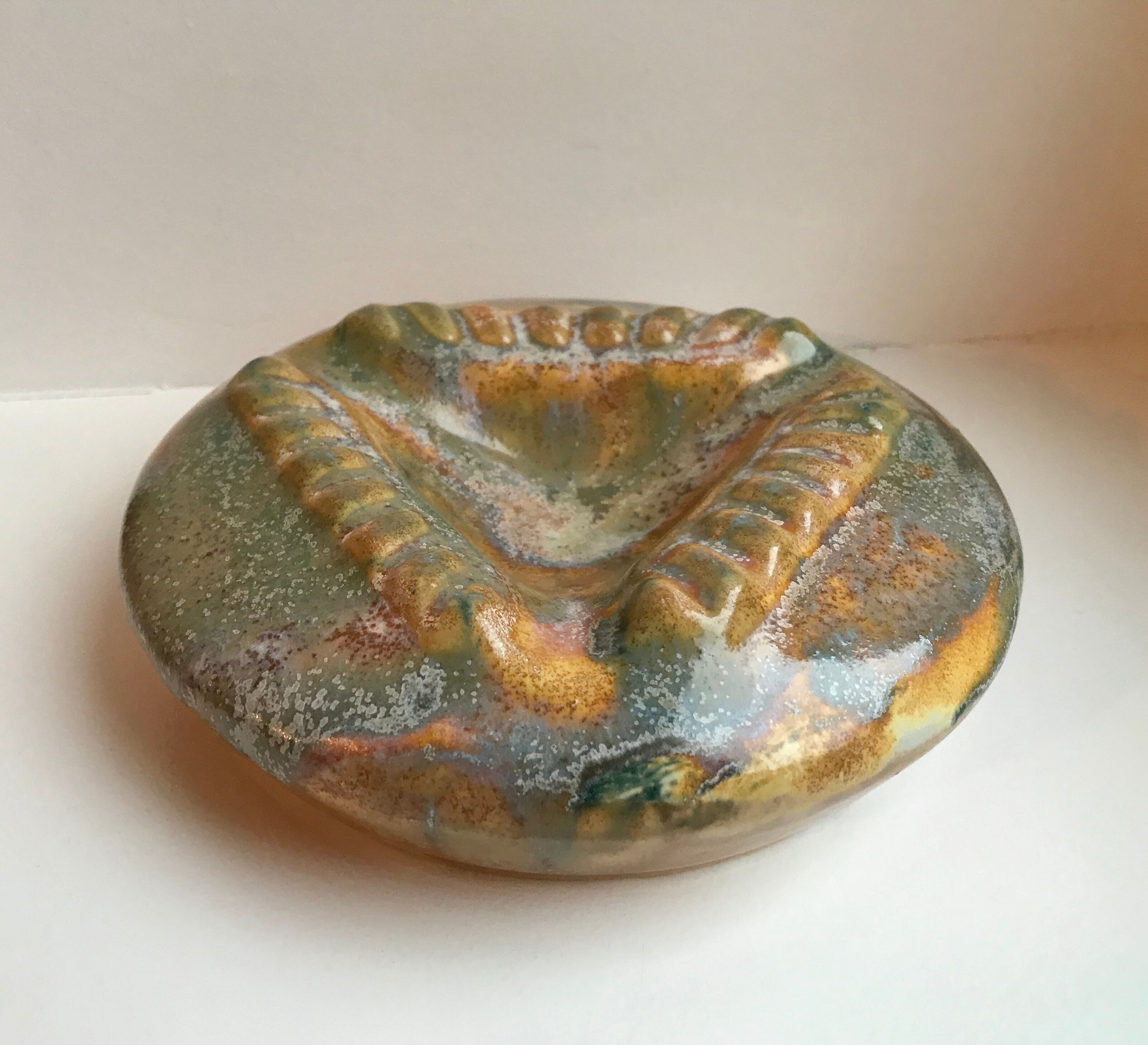 Cendrier en céramique années 70