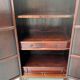 Chinese trapezoidal roller cabinet, made of rosewood.