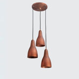 3 shades ceiling lamp by Bent Karlby