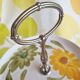 Digoin vintage serving plate cake stand, marguerite model, hand painted