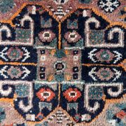 Handmade vintage Persian Shiraz rug 149cm x 208cm, 1940s