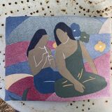 Gauguin vintage tablecloth