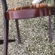 Table ronde à manger extensible Baumann et 4 chaises gondole
