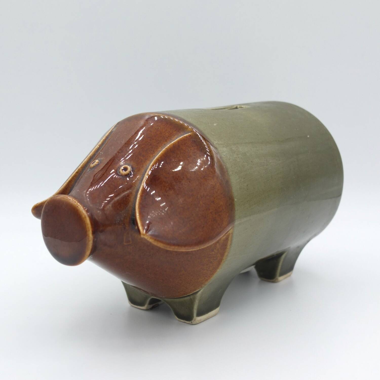 Vintage Pottery Piggy Bank