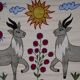 Hand-knotted rug, vintage Turkish rug 50x147 cm