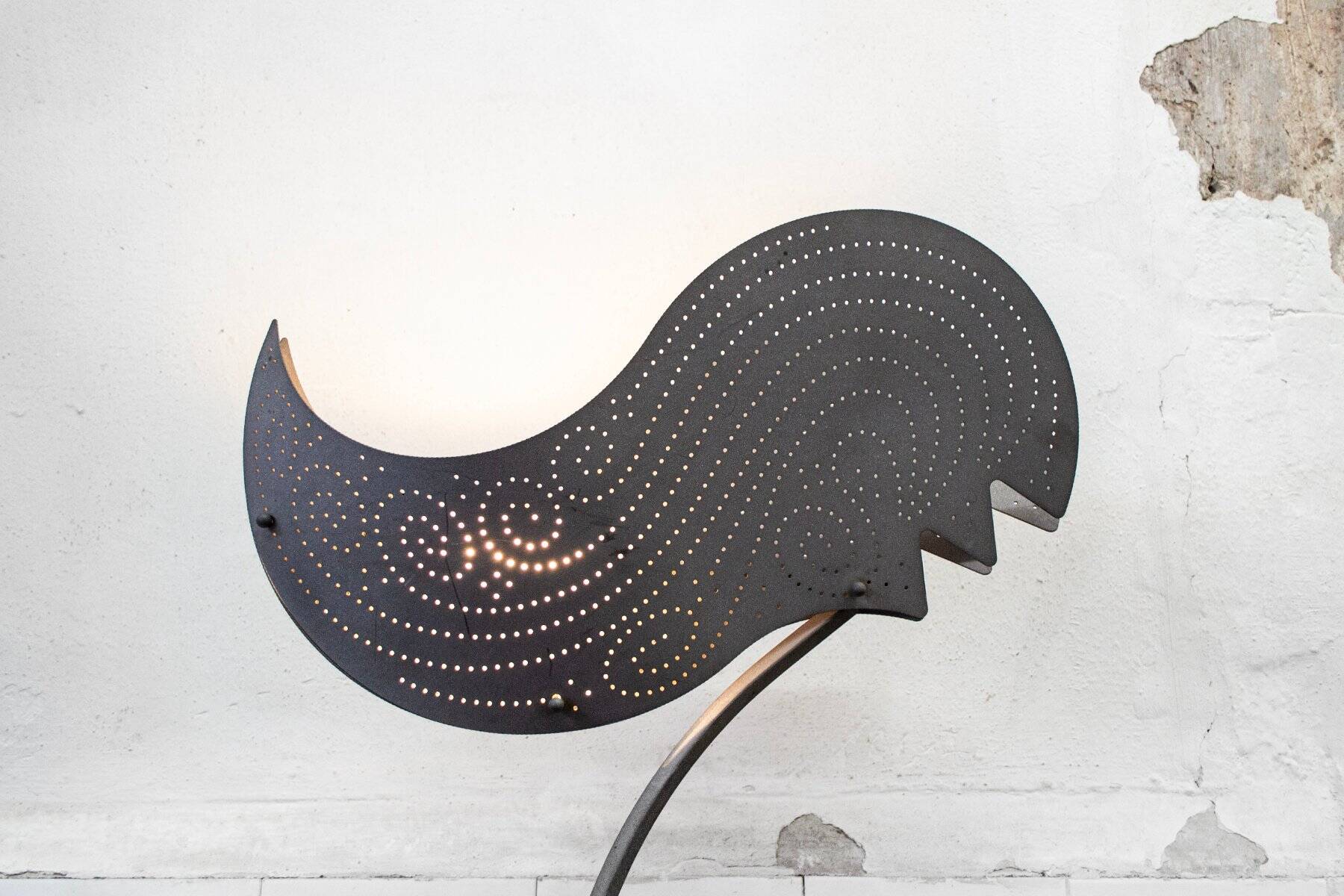 Zefiro floor lamp by Dalisi for Oluce, Italy, 1992
