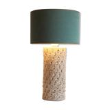 Fratelli Fianciullacci teardrop pattern cylinder table lamp, Italy, 1960s