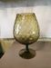 Vintage amber glass tulip vase
