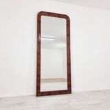 Grand miroir en bois massif hauteur 2 mètres des années 1940