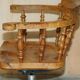 Chaise de bureau pivotante en bois d'if burr - Windsor swivel