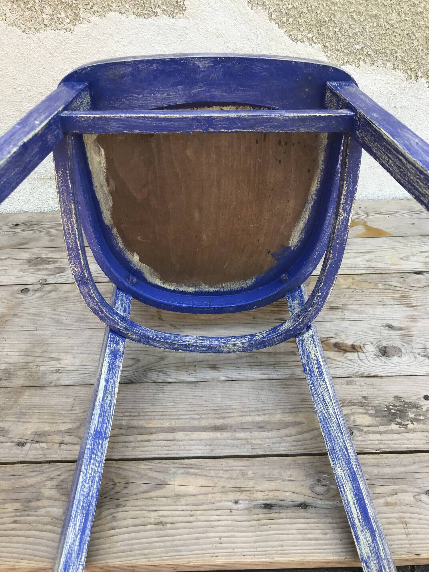 Set of 4 chairs bistro 70s vintage