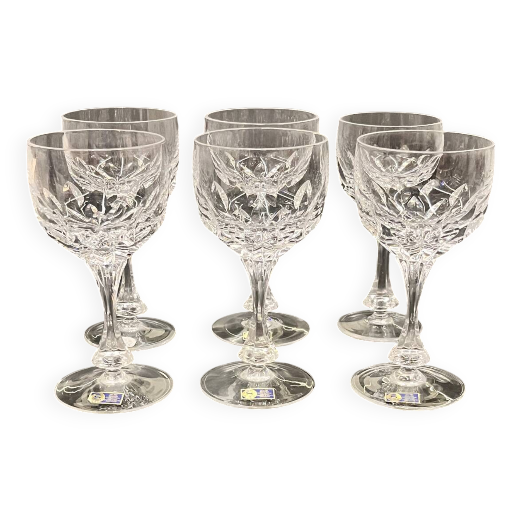 Set of 6 Speigelau crystal glasses