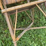 rattan cane armchair