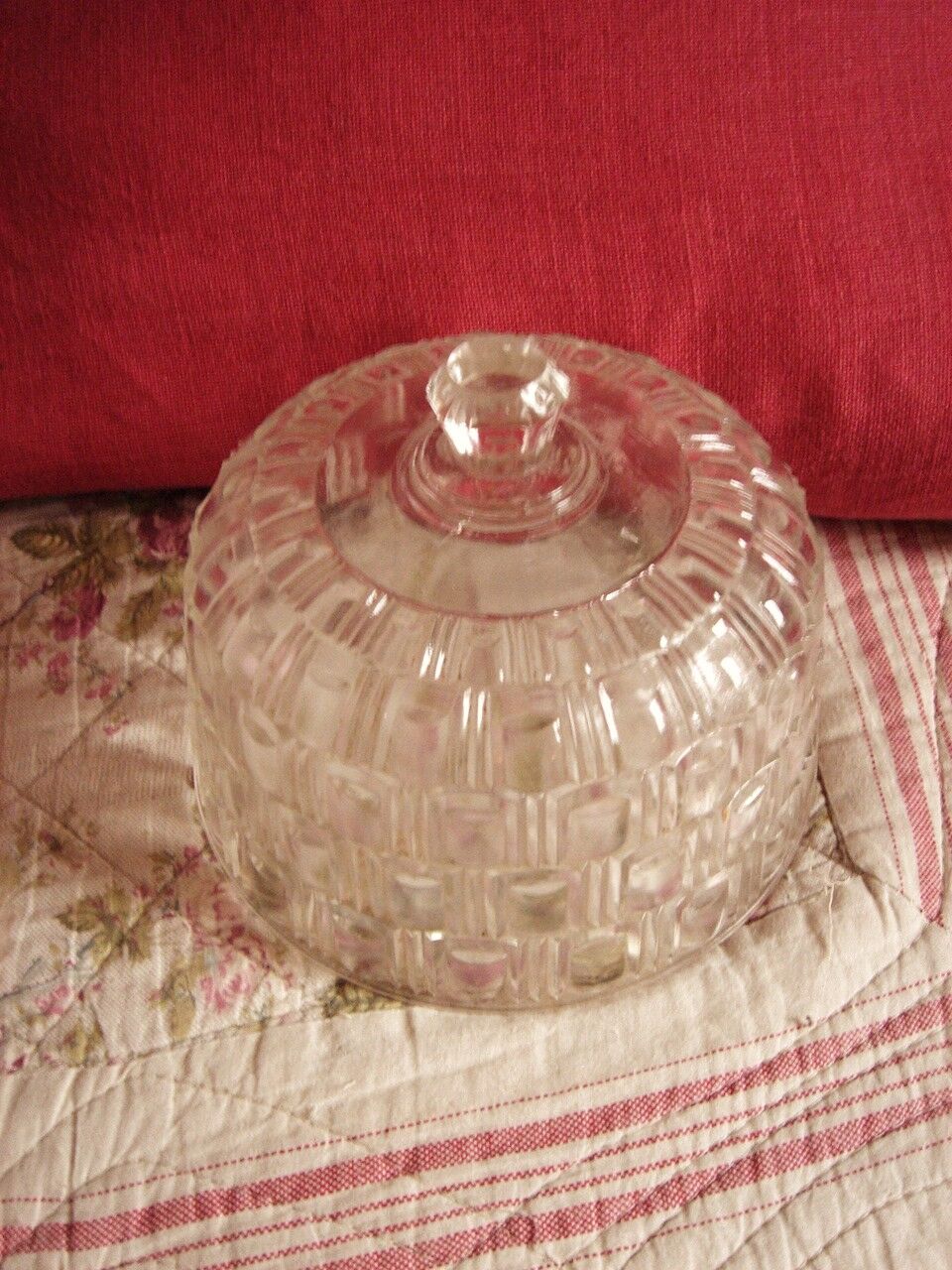 Bell glass transparent Relief Cap Deco Desserts cheese