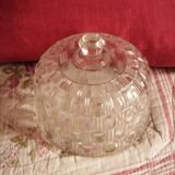 Bell glass transparent Relief Cap Deco Desserts cheese