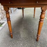 Grande table de café bistrot alsacienne sapin French bistro table 1930