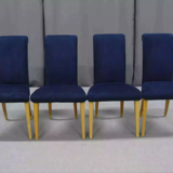 6 velvet chairs 1970