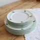 6 vintage flat plates porcelain Table et Couleurs model Raspberries
