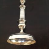 Silver metal bougeoir