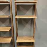 Set of three modular Scandinavian design shelves 1960.