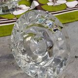 Glass candle holders