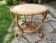 Table basse ronde en rotin