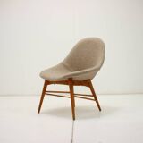 Fauteuil de salon 1960s Miroslav Navratil Shell , Tchécoslovaquie