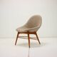 1960s Miroslav Navratil Shell Lounge Chair, Czechoslovakia
