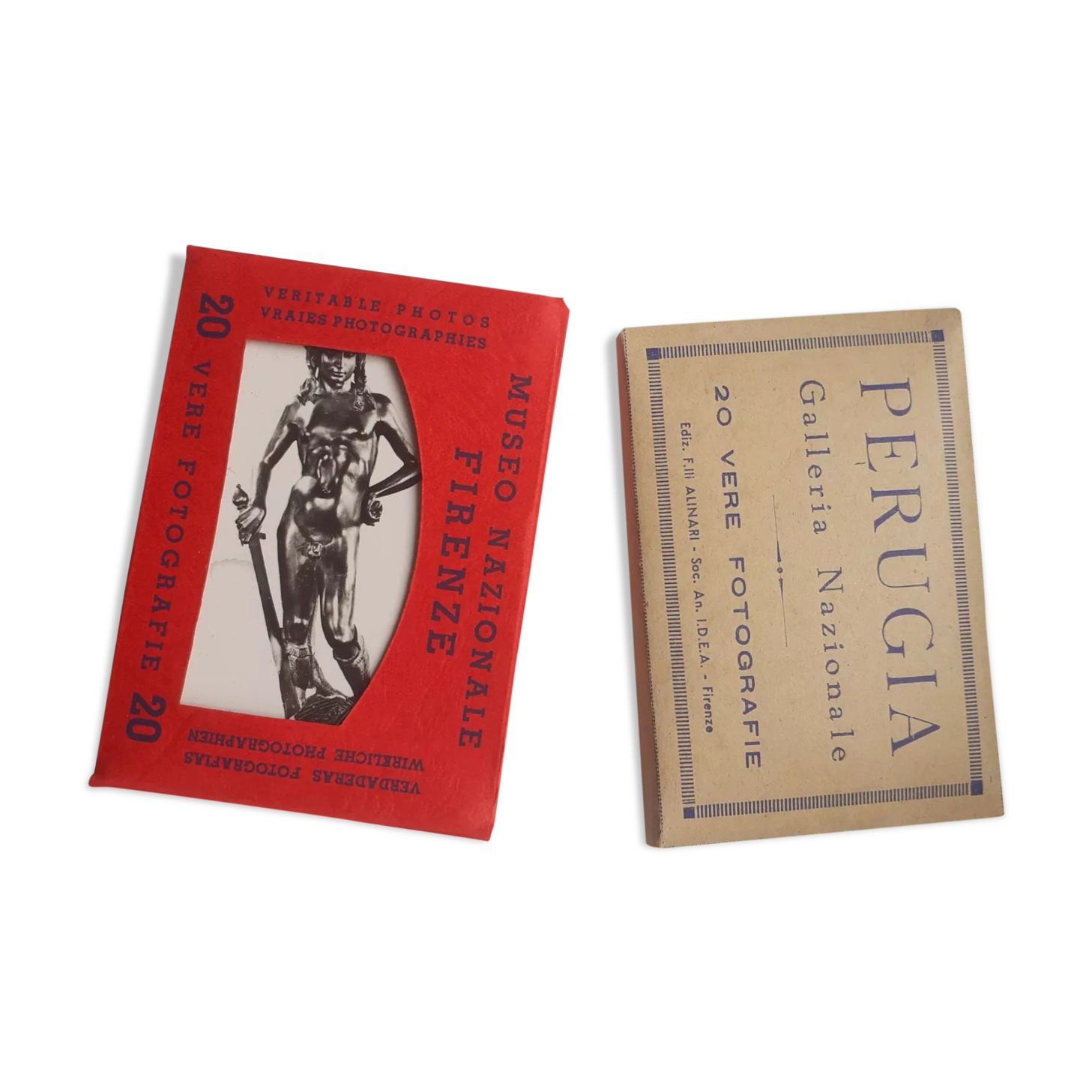 2 old photo covers - Italy