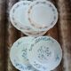11 vintage dessert plates in Arcopal