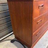 Scandinavian chest of drawers with 3 drawers, 1970s