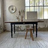 Oval pine farm table with 2m extensions